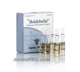Boldebolin 250 for sale | Boldenone Undecylenate 250mg/ml | 10 amps Alpha Pharma 